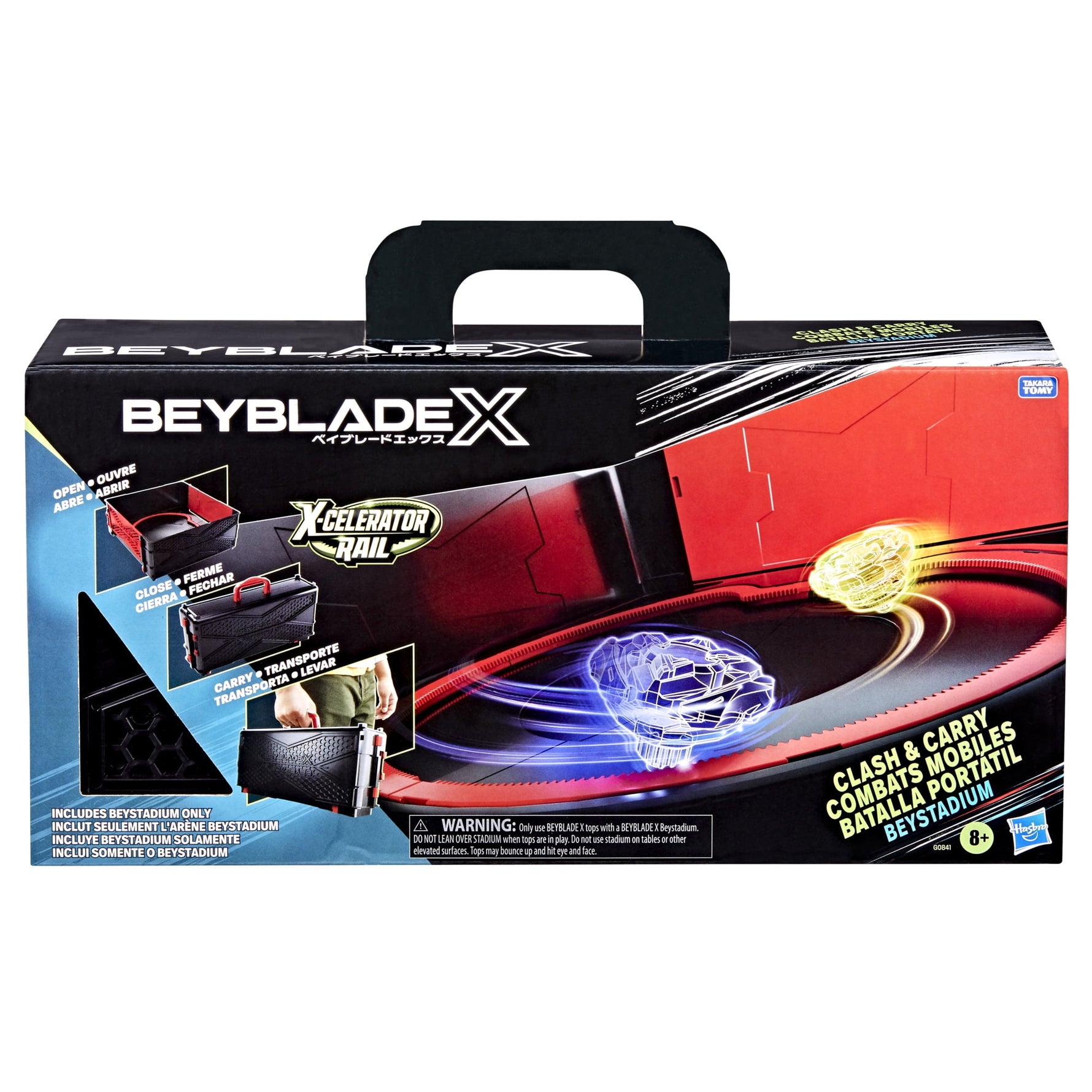 بي بليد إكس الحلبة المتنقلة كلاش أند كاري ألعاب الأكشن BeybladeX