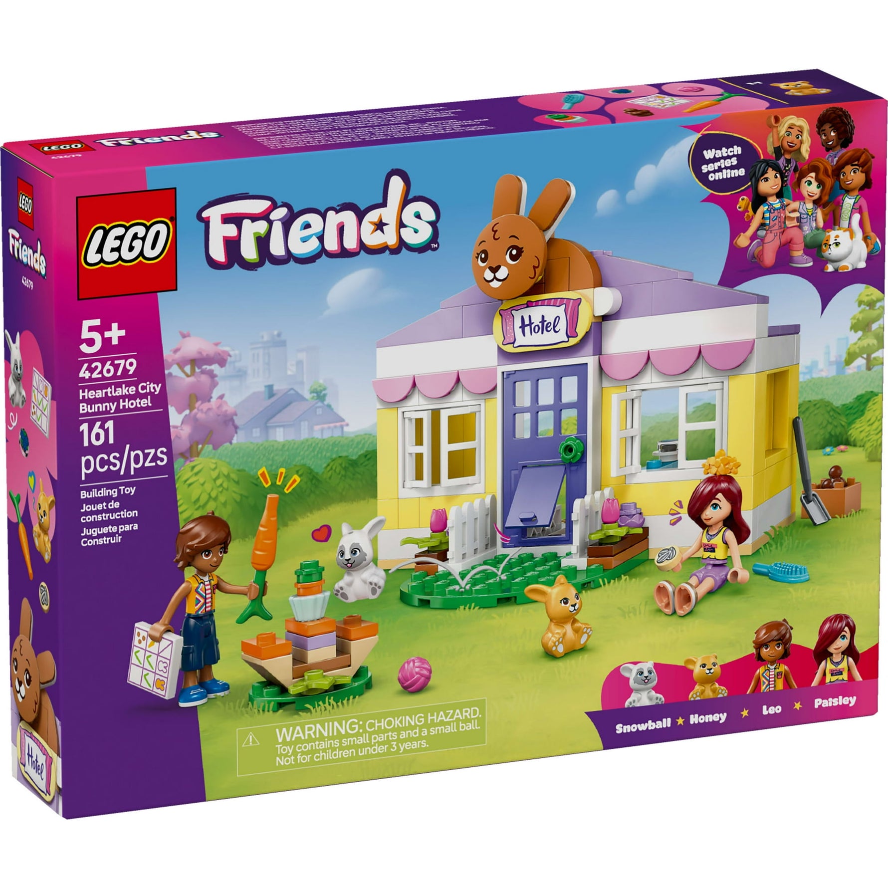 ليجو 42679 فريندز فندق أرنب مدينة هارت ليك مكعبات التركيب LEGO