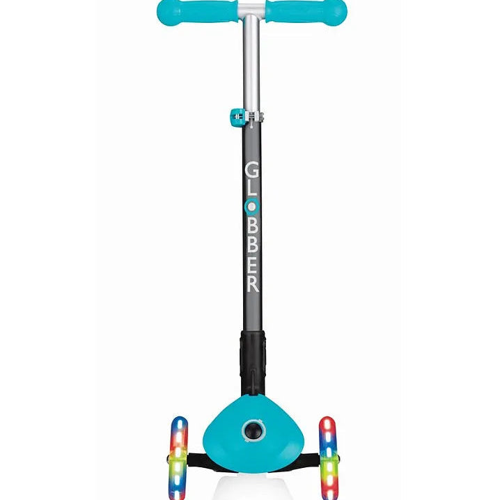 غلوبر سكوتر بريمو 3 عجلات أزرق مخضر سكوتر 3 عجلات GLOBBER