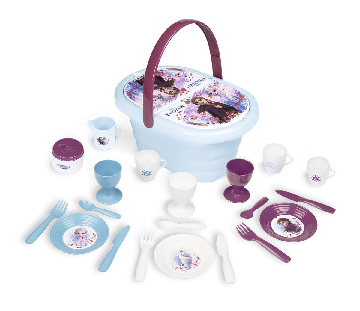 سموبي سلة ادوات المطبخ 21 قطعة ألعاب المطابخ Smoby