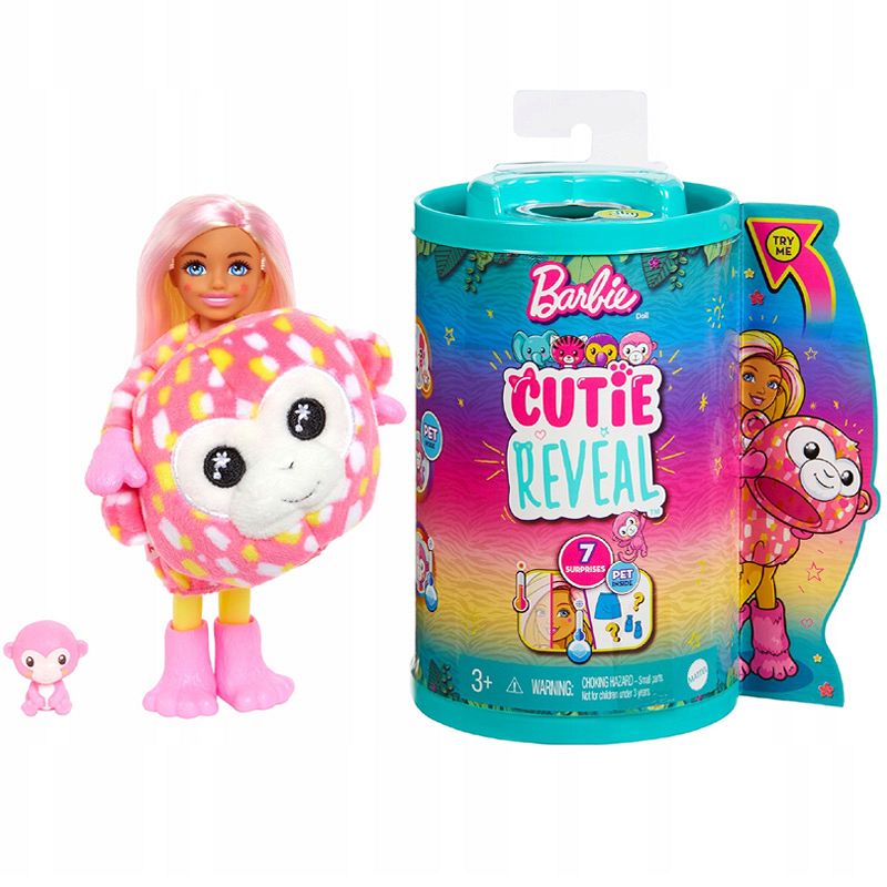 باربي دمية تشيلسي كيوتي ريفيل زي القرد دمى الشخصيات Barbie
