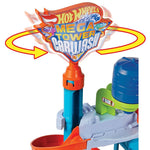 هوت ويلز سيتي ميجا مغسله السيارات مع تغيير الألوان مركبات مع مسار HotWheels