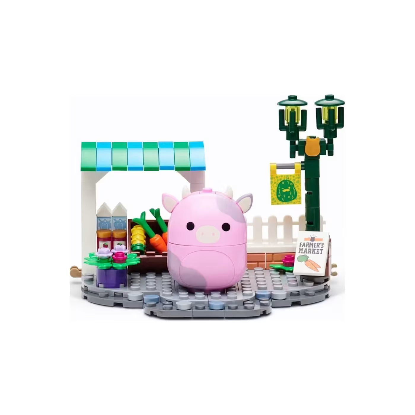 بيلدر مكعبات بناء سوق المزارعين 136 قطعه مكعبات التركيب BLDR