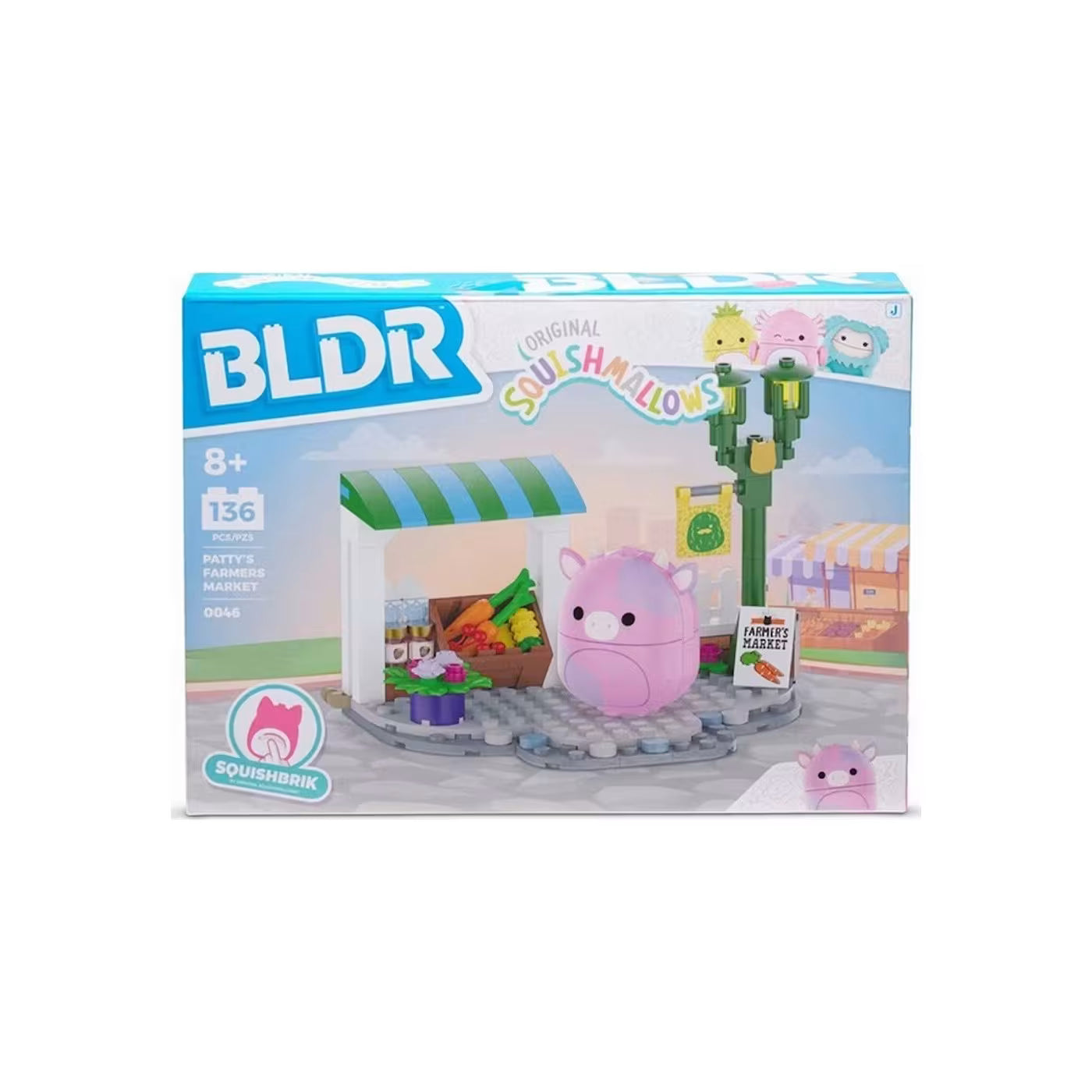 بيلدر مكعبات بناء سوق المزارعين 136 قطعه