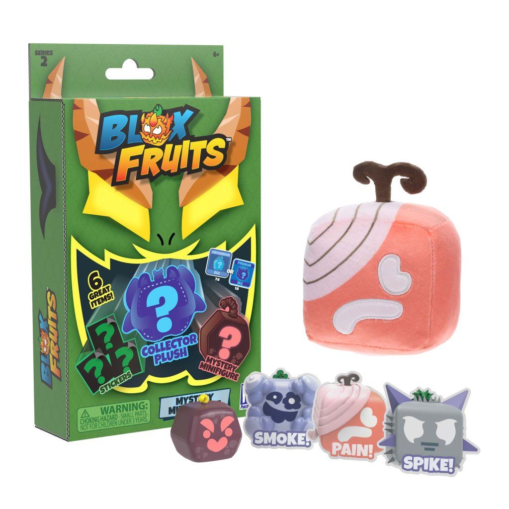 بلوكس فروتس المجموعة المصغرة الغامضة 6 قطع الالعاب القطنية Blox Fruits