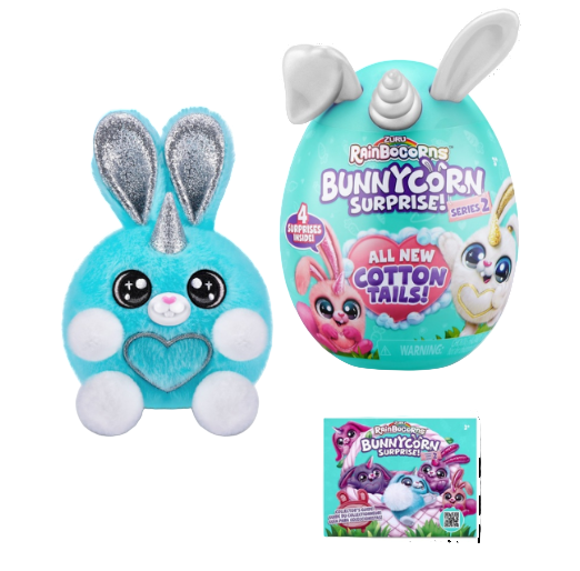 رينبوكورنز مفاجاه الأرنب باني متنوع الالعاب القطنية Zuru