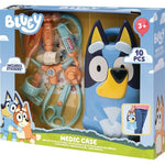 بلوي حقيبة طبيب بلوي مع 10 ملحقات التسوق والوظائف Bluey