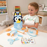 بلوي حقيبة طبيب بلوي مع 10 ملحقات التسوق والوظائف Bluey