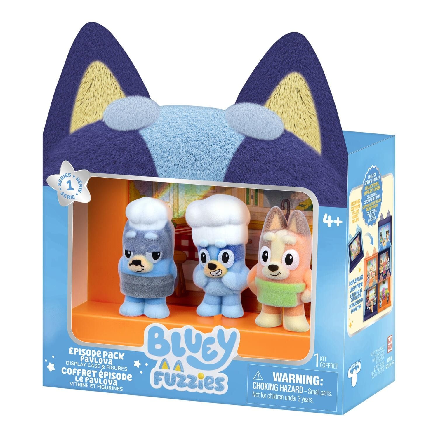 بلوي مجسم حلقات الفوزيز شخصيات كرتونية Bluey