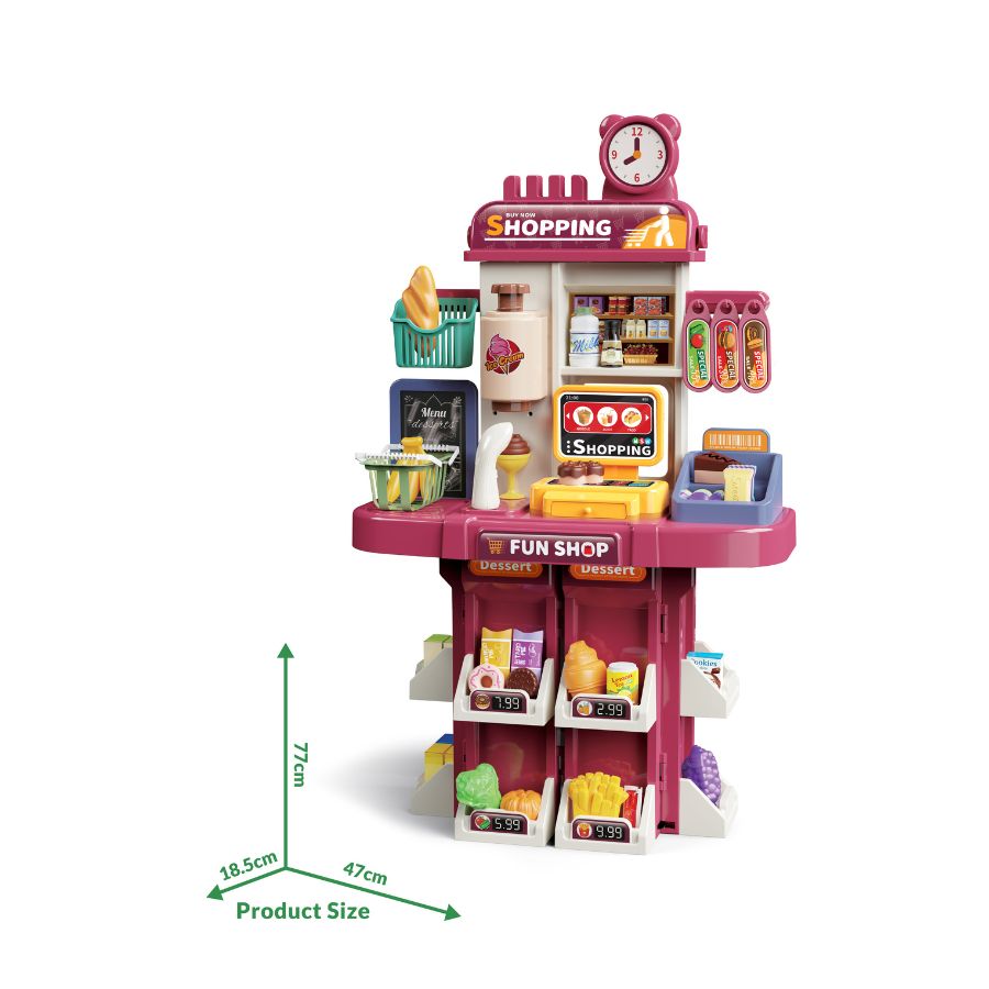 لعبة طقم سوبر ماركت 47 قطعة LOCAL