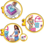 باربي لعب بوتيك ميك اند سيل مع دمية دمية مع اكسسوارات Barbie