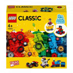 ليجو كلاسيك مجموعة لعبة بناء قطع وعجلات 653 قطعة مكعبات التركيب LEGO
