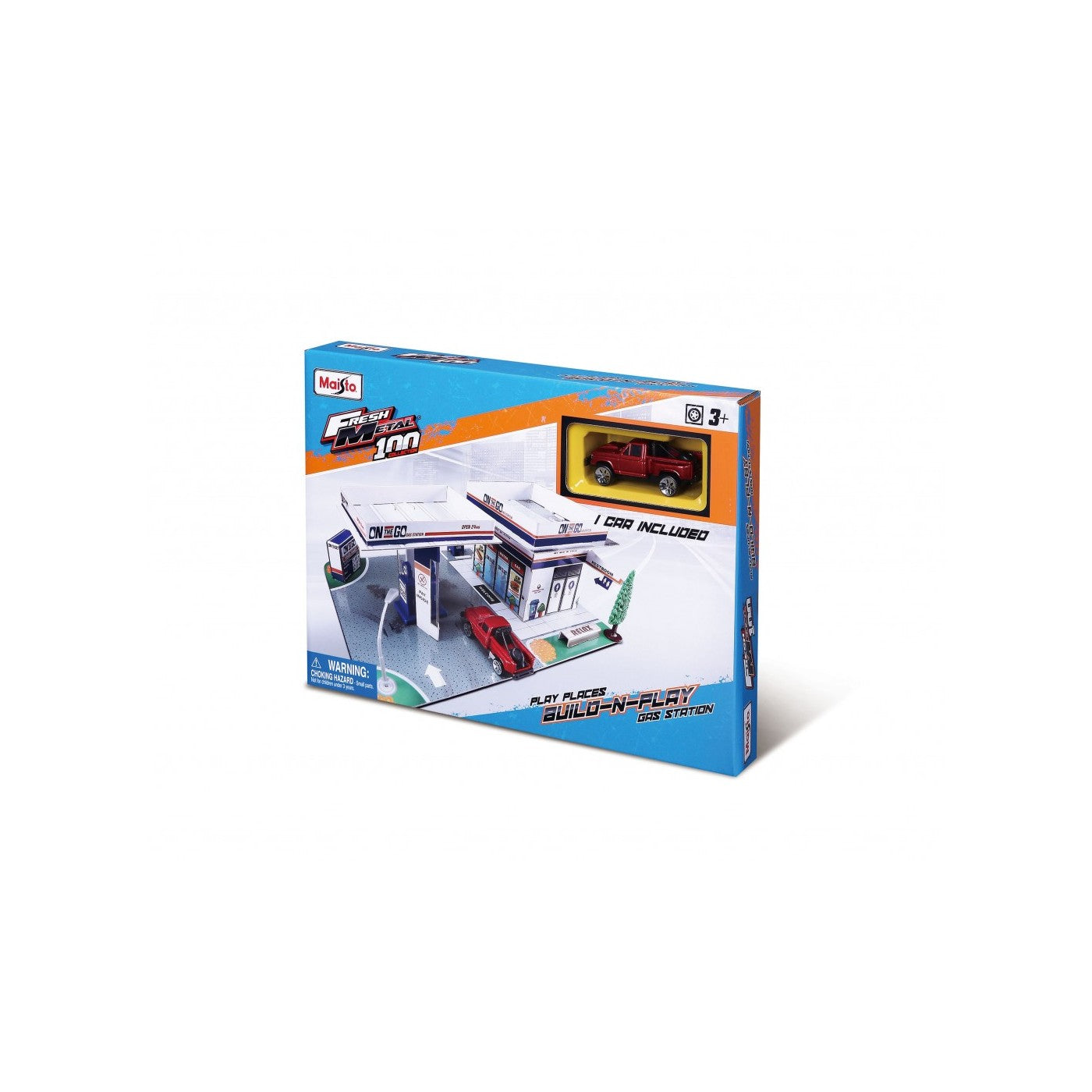 مايستو لعبة محطة بنزين مع سيارة مركبات مع مسار Maisto