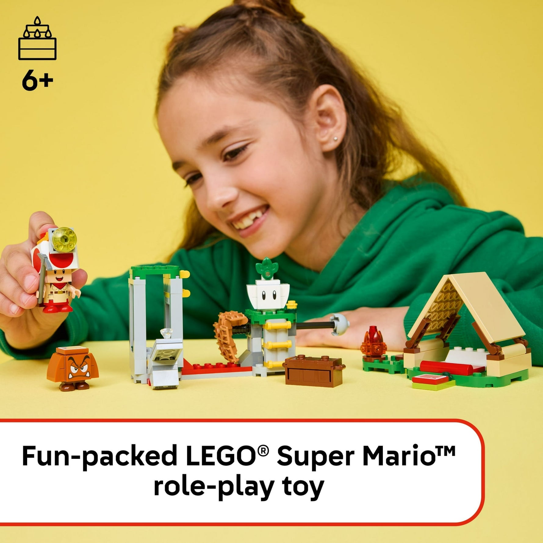 ليجو 72040 سوبر ماريو معسكر كابتن تود مكعبات التركيب LEGO