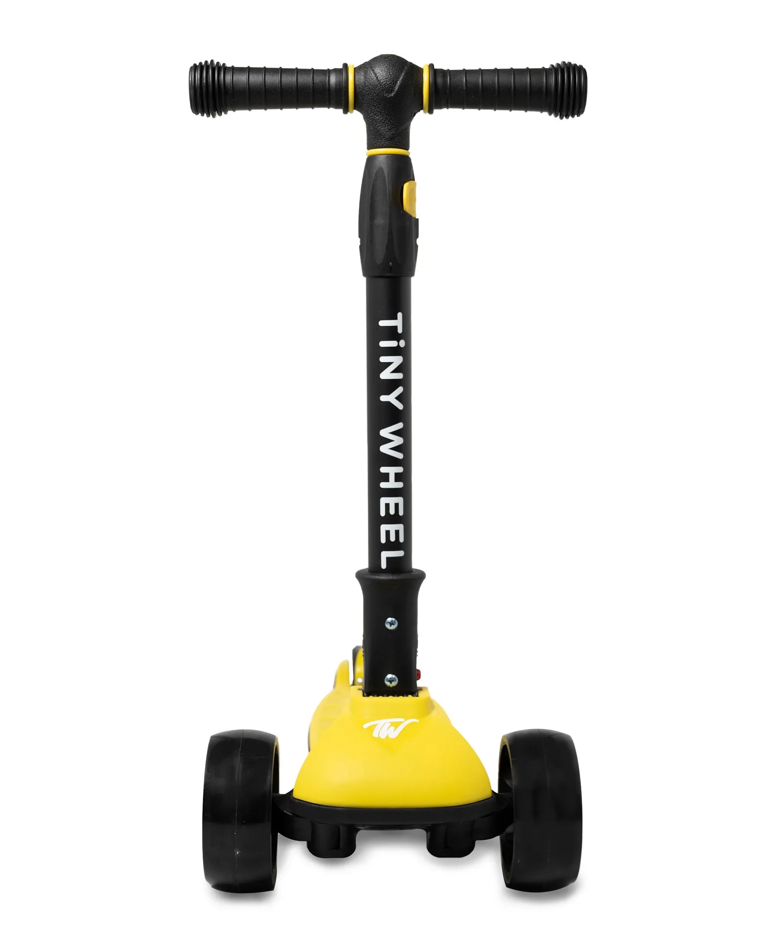 تايني ويل سكوتر أصفر و أسود 3 كفرات قابل للطي سكوتر 3 عجلات Tiny Wheel