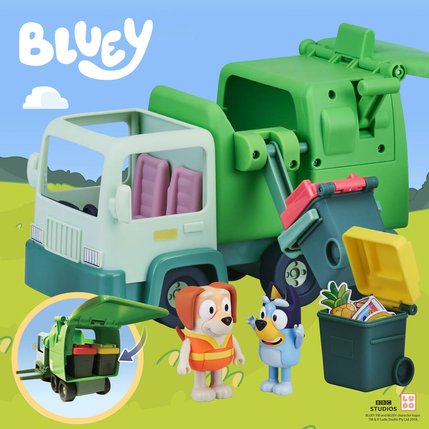 بلوي شاحنة قمامة مركبات الأطفال Bluey