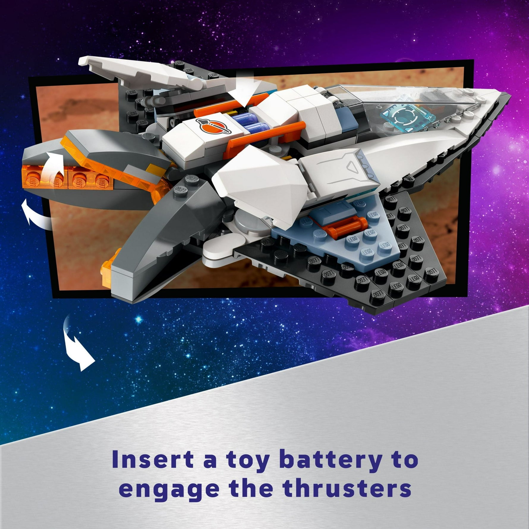 ليجو 60430 سيتي سفينة الفضاء بين النجوم مكعبات التركيب LEGO