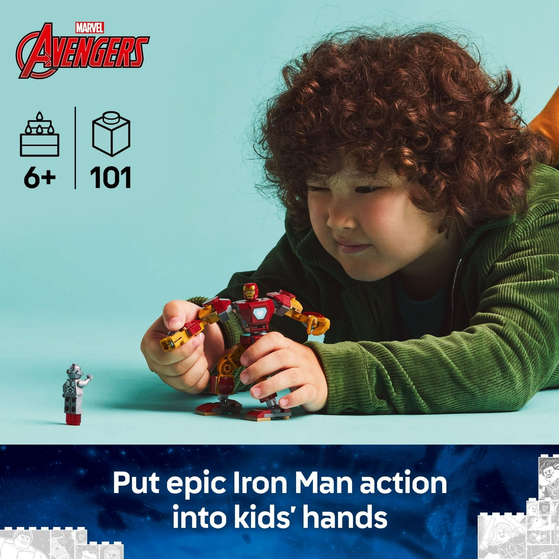 ليجو 76307 مارفل ايرون مان ضد ألترون مكعبات التركيب LEGO
