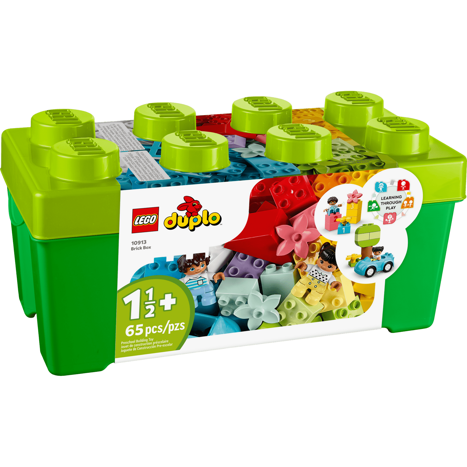 ليجو دبلو طقم علب الطوب الكلاسيكي 65 قطعة مكعبات التركيب LEGO