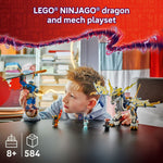ليجو 71843 نينجاغو روغز ميك دراغون رايدر مكعبات التركيب LEGO