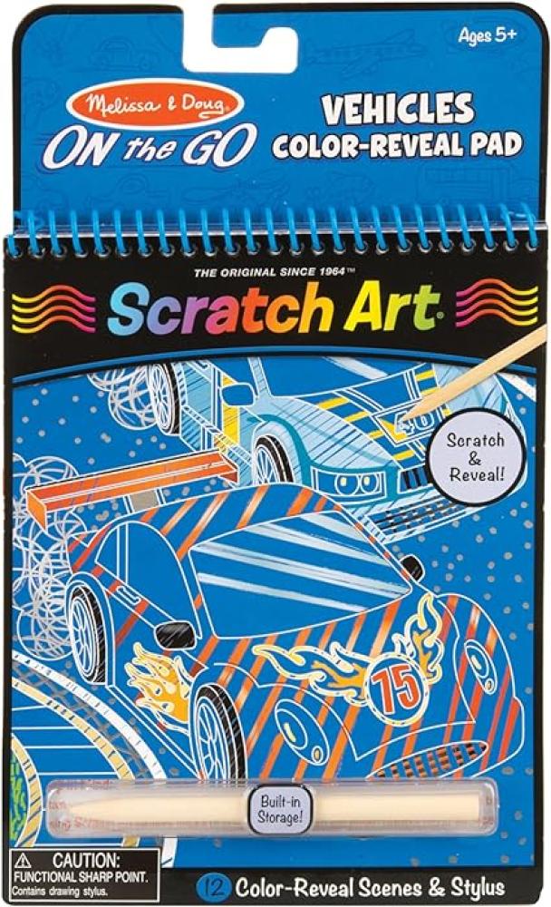 ميليسا اند دوج لعبة تلوين المركبات بالخدش رسم و تلوين Melissa and Doug