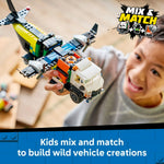 ليجو 60505 سيتي دمج الطائرة وشاحنة الخدمة مكعبات التركيب LEGO