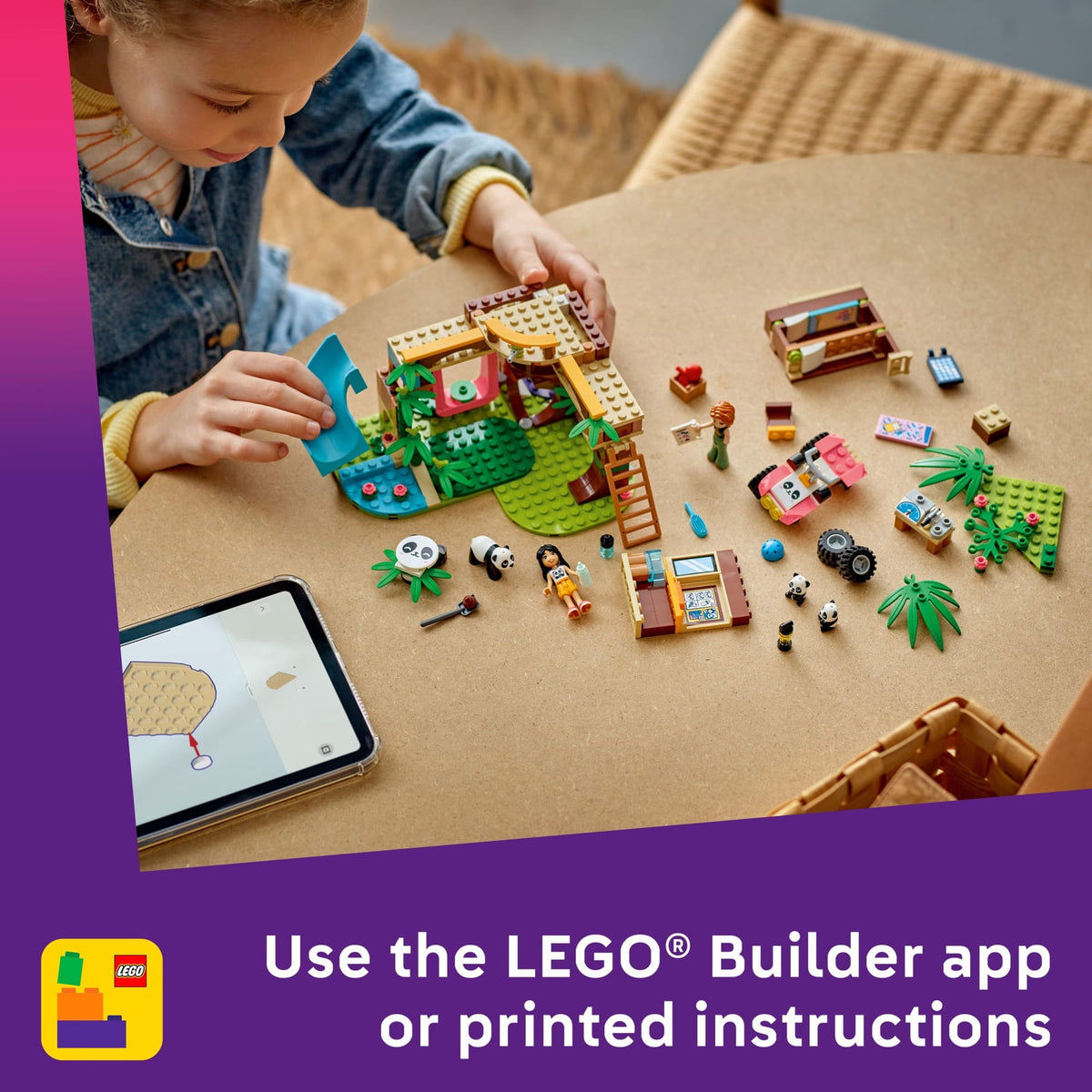 ليجو 42648 فريندز محمية حيوانات الباندا مكعبات التركيب LEGO