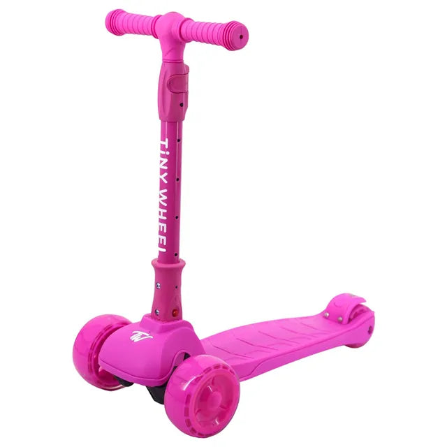 تايني ويل سكوتر يونيكورن وردي 3 كفرات قابل للطي سكوتر 3 عجلات Tiny Wheel