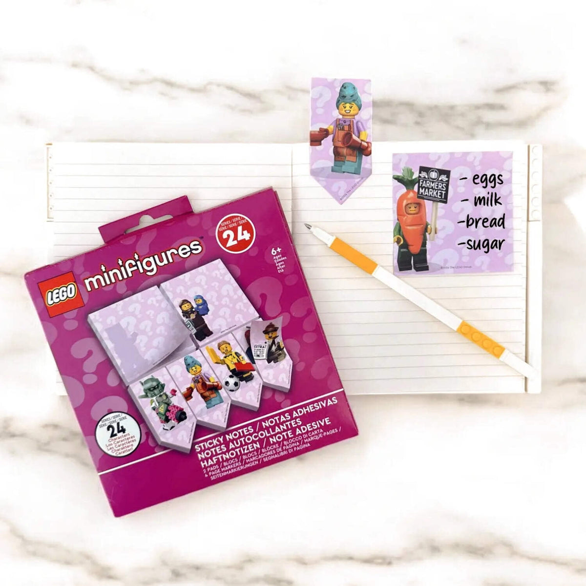 ليجو 53477 اي كيو دفتر ملاحظات مينيفيجرز رسم و تلوين LEGO