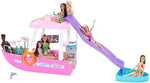 باربي قارب مع حوض سباحة وزحليقة دمية مع اكسسوارات Barbie