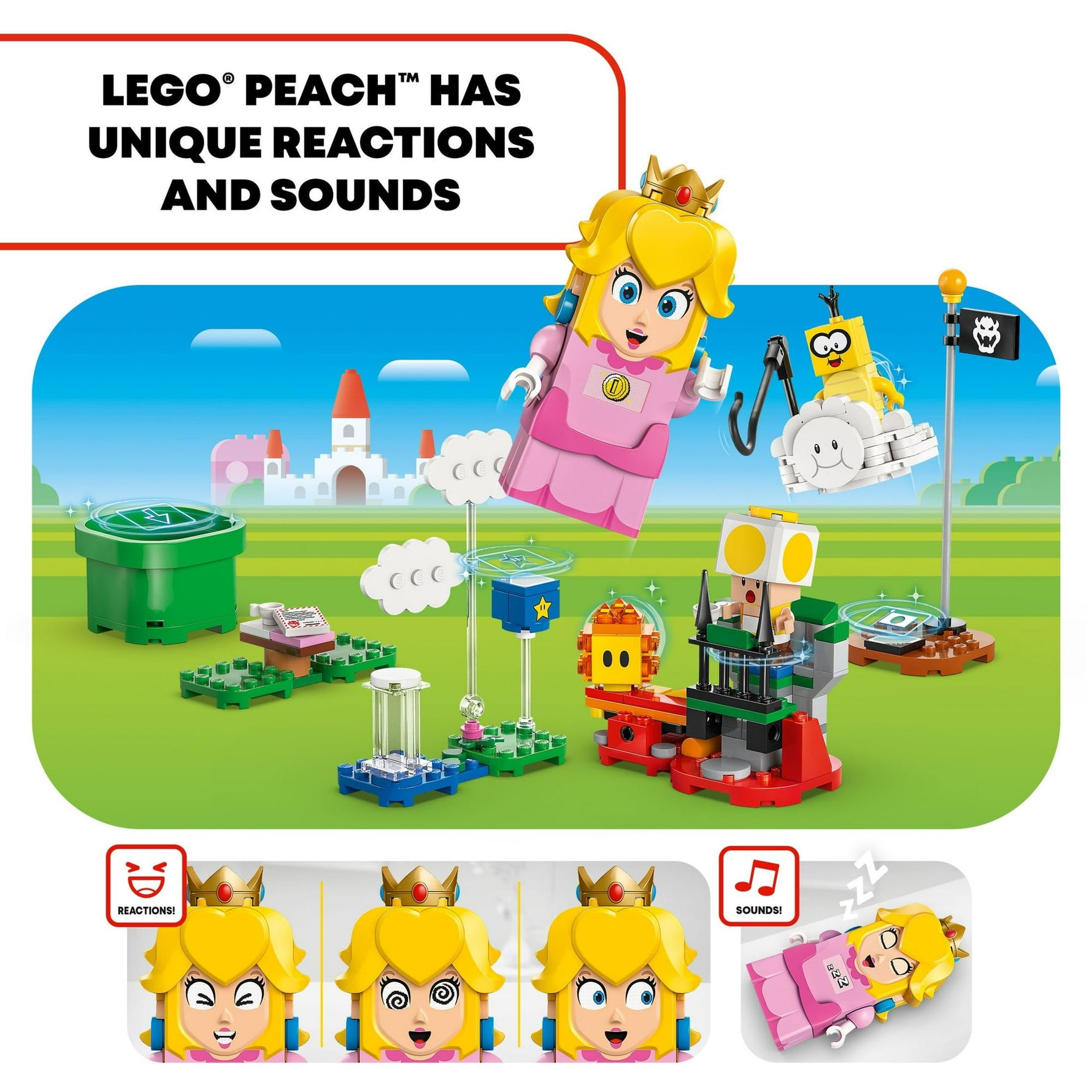 ليجو 71441 سوبر ماريو مغامرات بيتش التفاعلية مكعبات التركيب LEGO