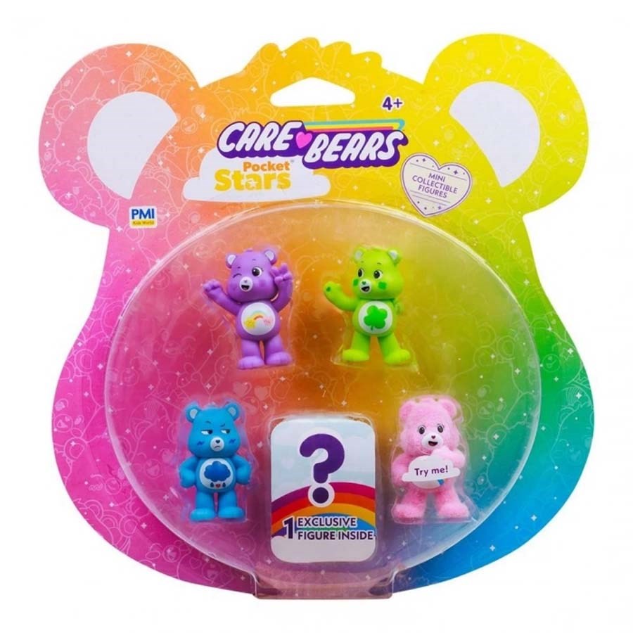 كير بيرز مجسمات الدببة اللطيفة 5 قطع - متنوعة مجسمات الشخصيات CARE BEARS