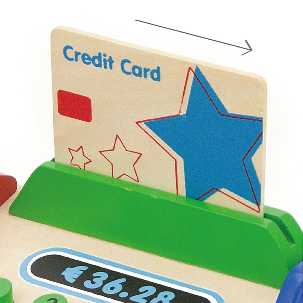 فيجا لعبة الكاشير الخشبية التسوق والوظائف VIGA