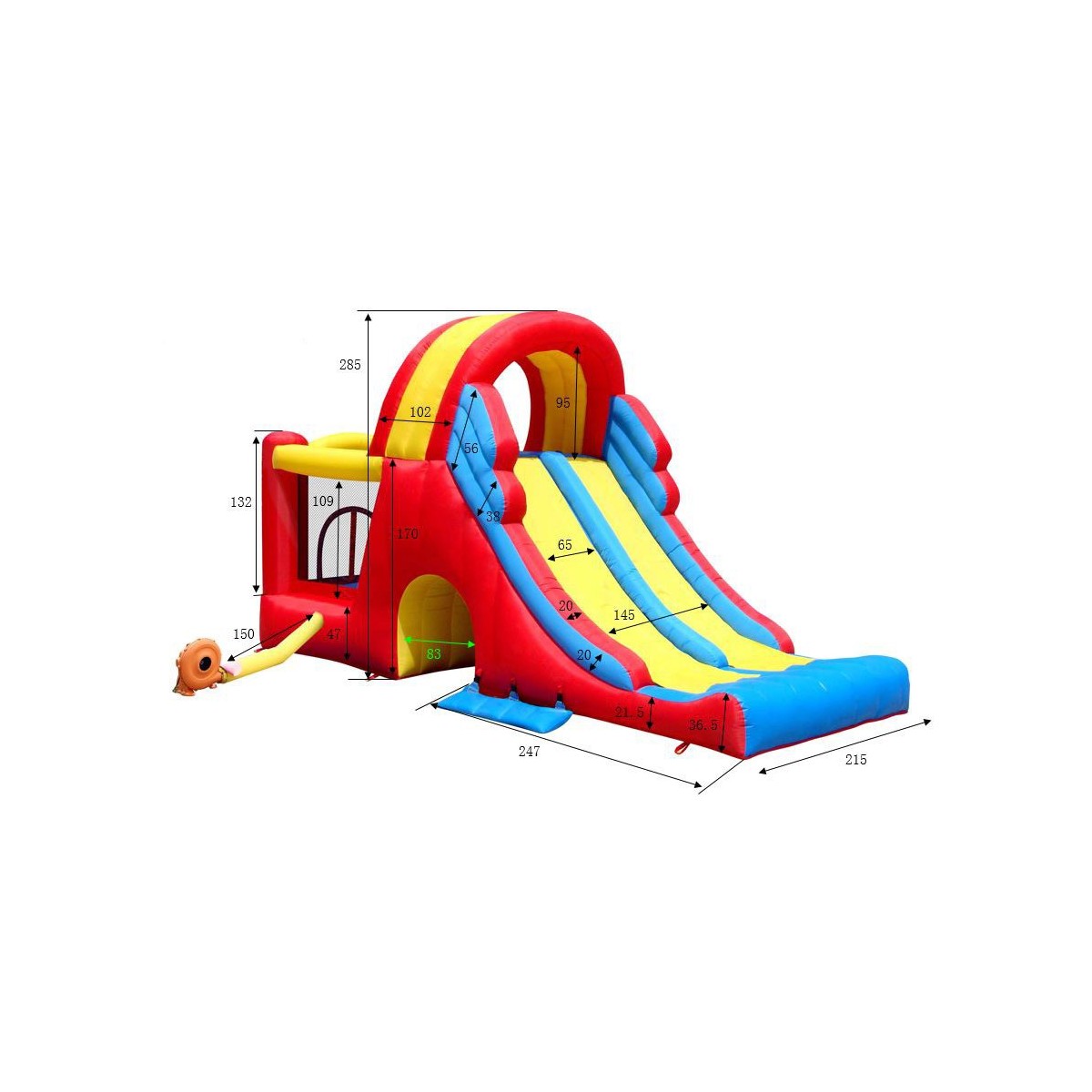 هابي هوب قلعة النطاطه الكبيرة النطاطات Happy Hop