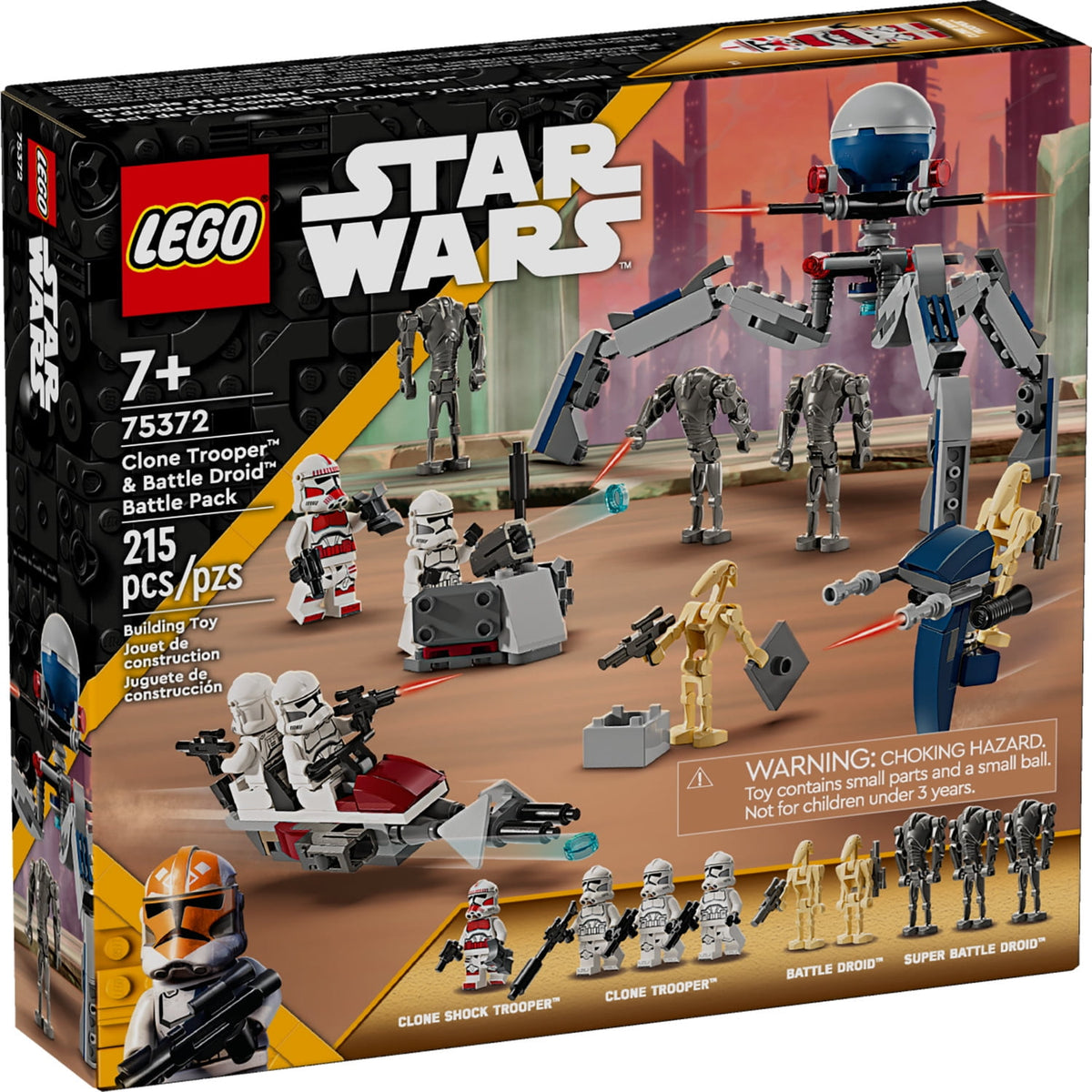ليجو 75372 ستار وورز جندي مستنسخ روبوت قتالي مكعبات التركيب LEGO