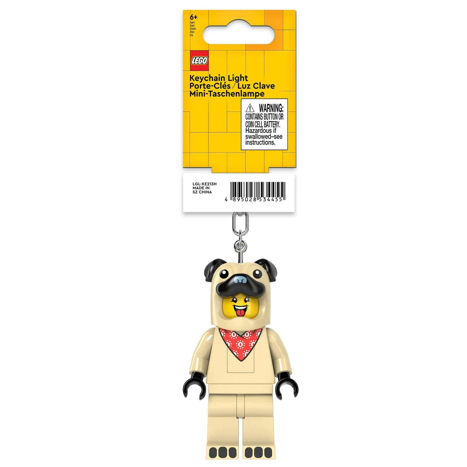 ليجو اي كيو سلسلة مفاتيح جرو بيج مكعبات التركيب LEGO