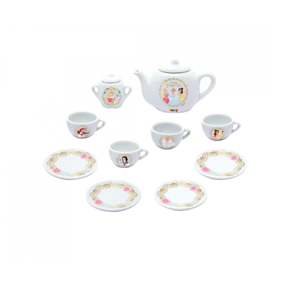 سموبي حفلات شاي اميرات ديزني مع 12 قطعة ألعاب المطابخ Smoby