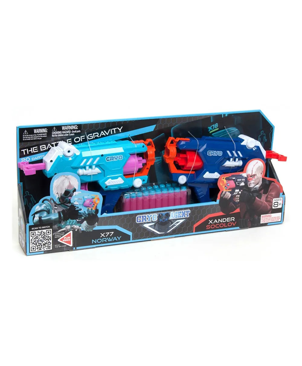 كريو ايجنت مسدس رصاصة قطعتين مسدسات مطاطية Cryo Agent