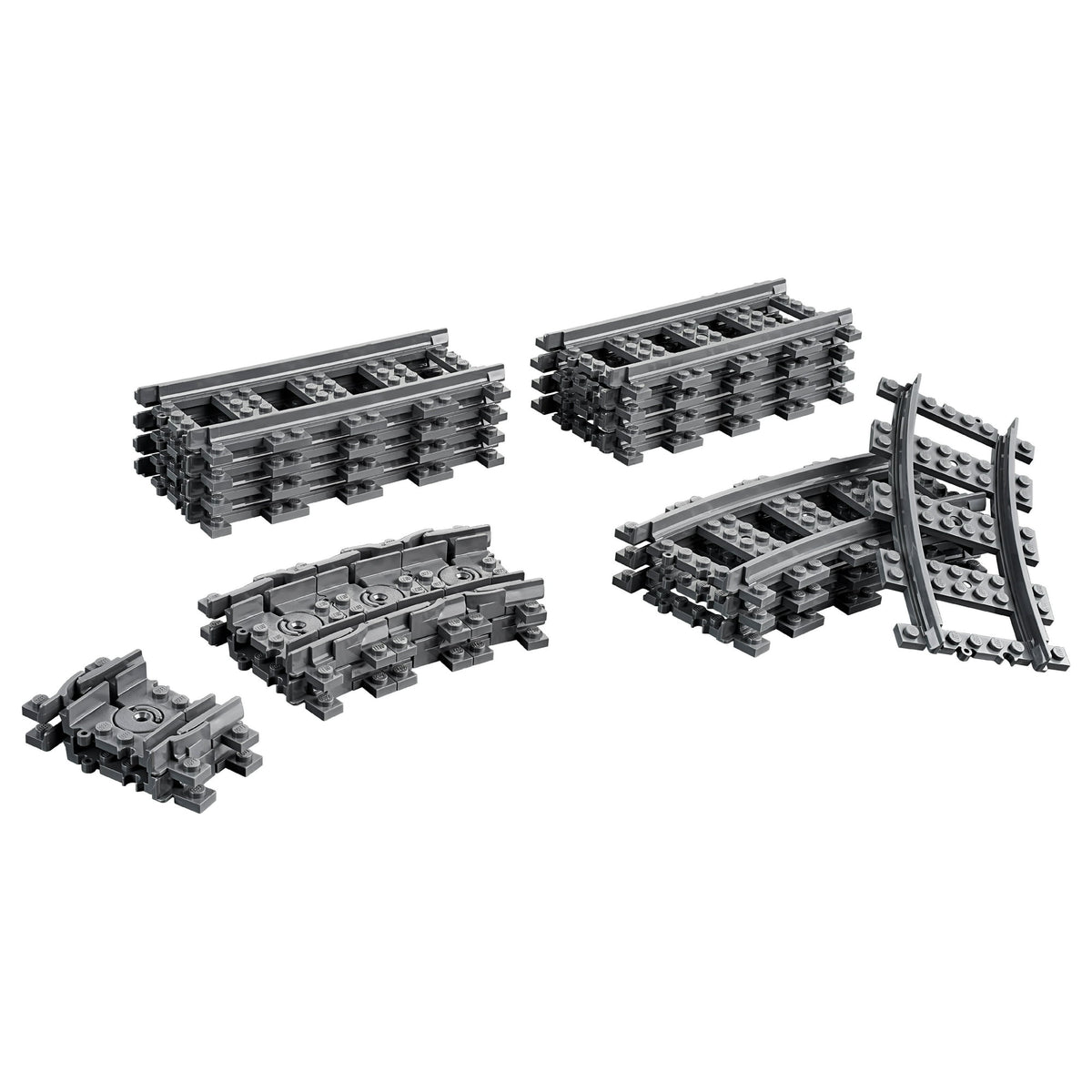 ليجو 60238 سيتي مسارات ومنحنيات مكعبات التركيب LEGO