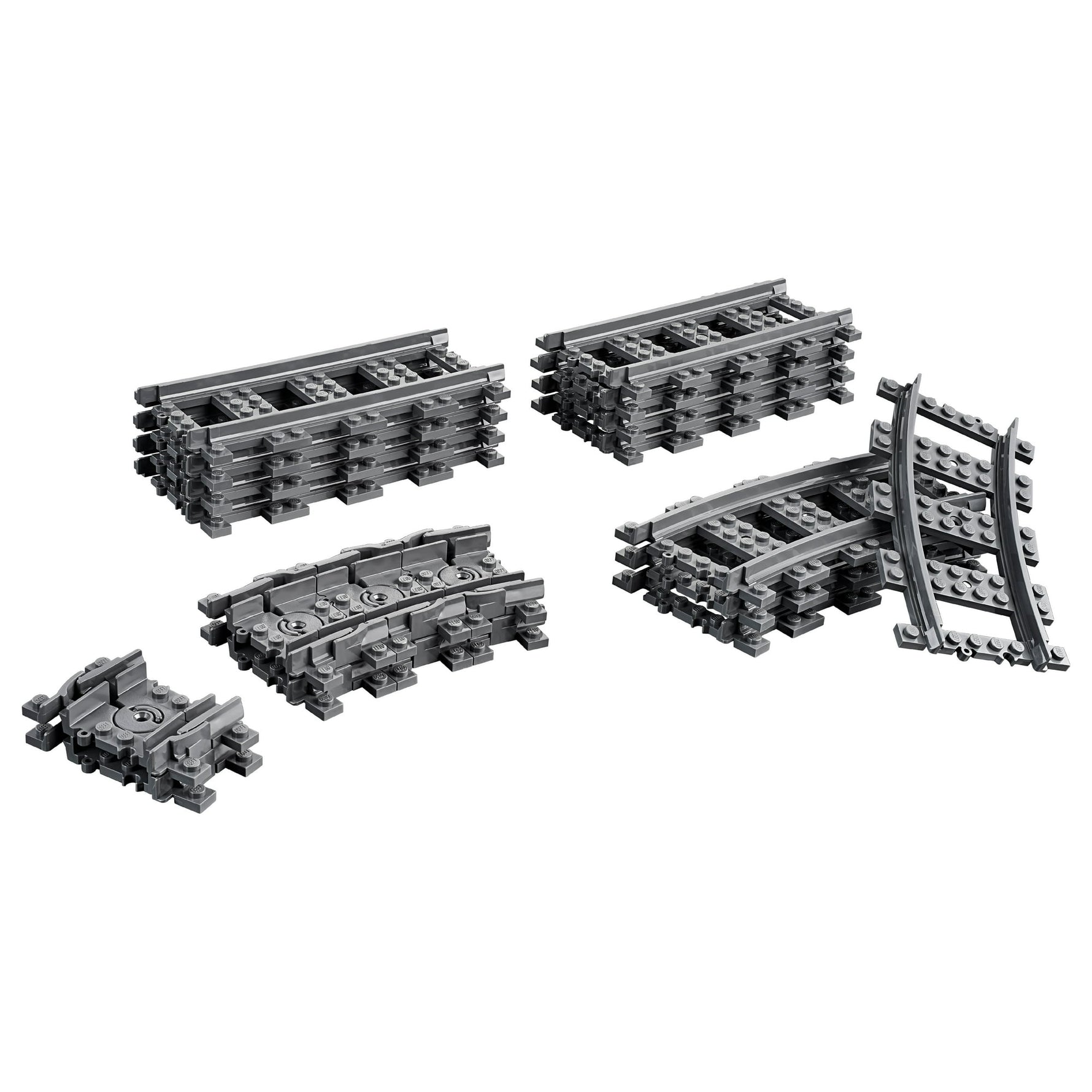 ليجو 60238 سيتي مسارات ومنحنيات مكعبات التركيب LEGO