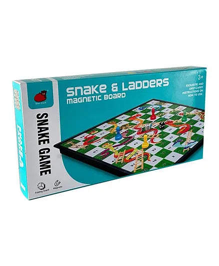 لعبة الثعبان والسلم المغناطيسية القابلة للطي العاب لوحية XIONG PAI TOYS