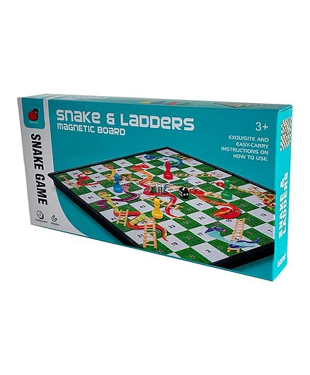 لعبة الثعبان والسلم المغناطيسية القابلة للطي العاب لوحية XIONG PAI TOYS