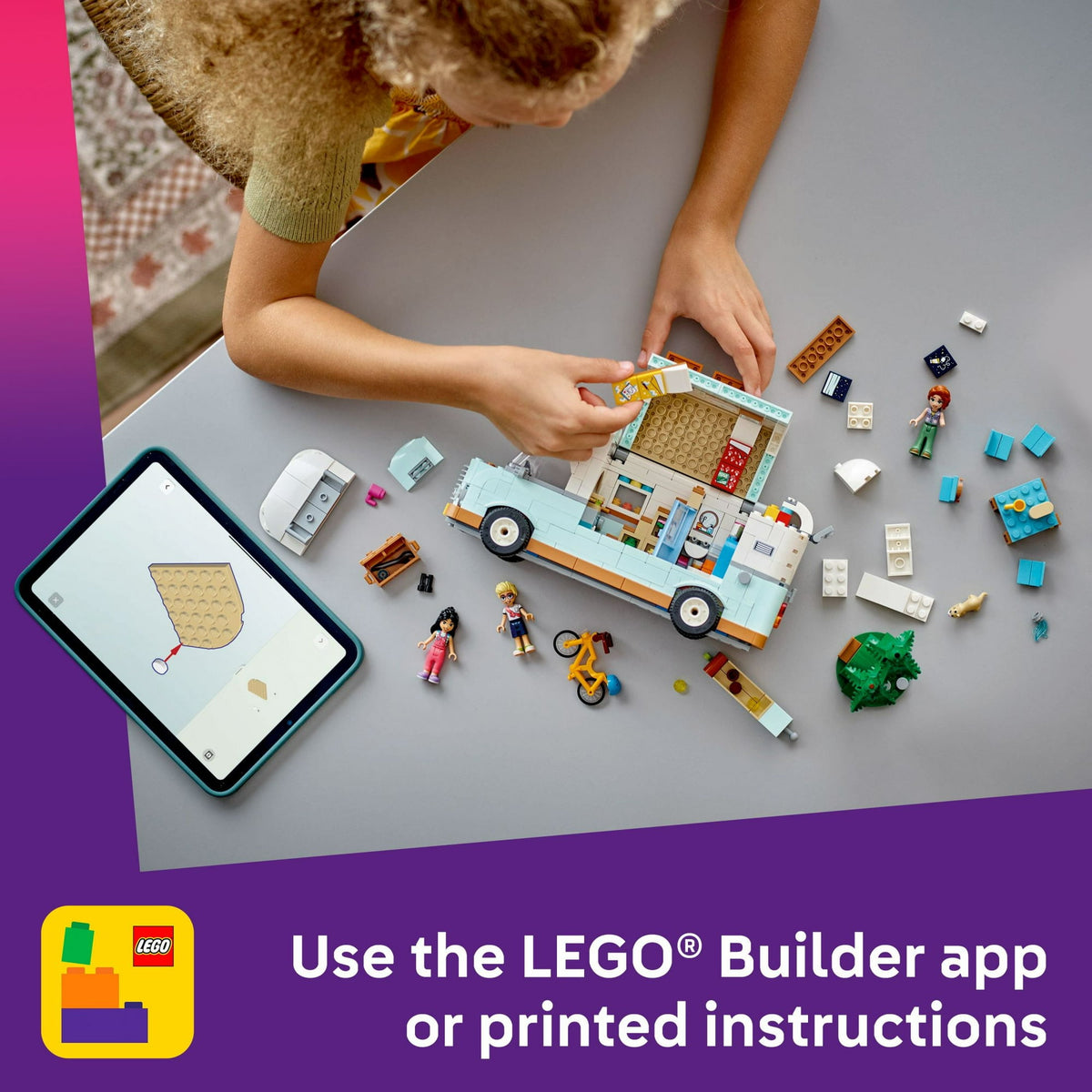 ليجو 42663 فريندز شاحنة تخييم الأصدقاء مكعبات التركيب LEGO