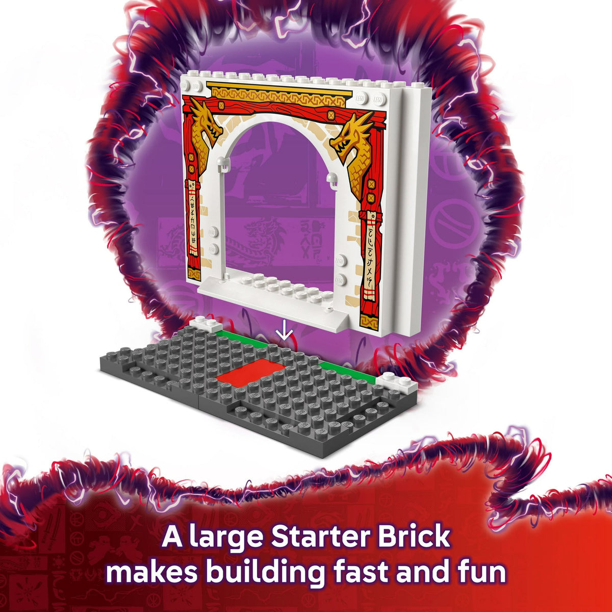 ليجو 71831 نينجاغو معبد نينجاجو سبينجتسو مكعبات التركيب LEGO