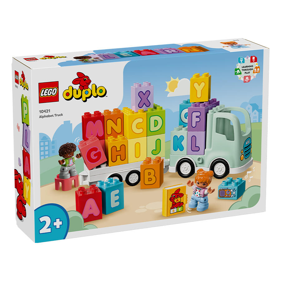 ليجو دبلو لعبة مكعبات بناء شاحنة تاون الابجدية مكعبات التركيب LEGO