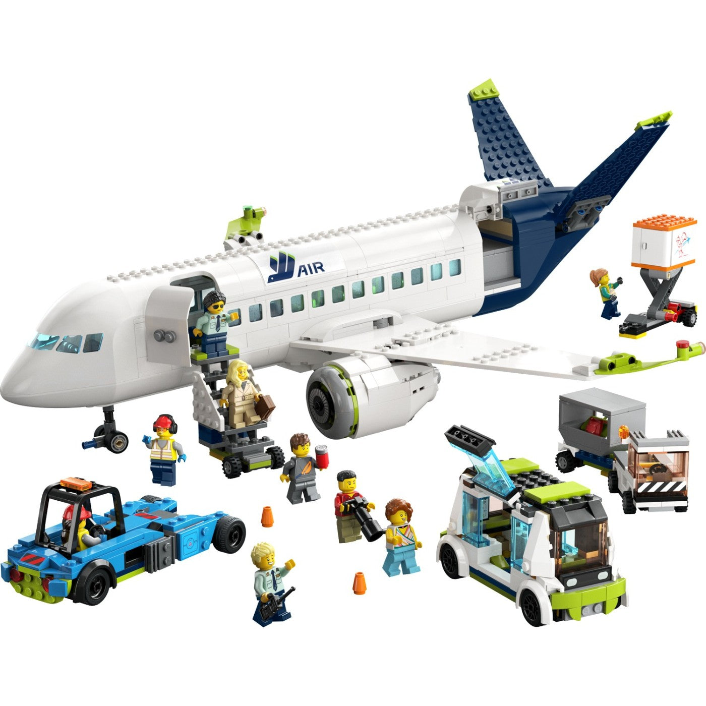 ليجو 60367 سيتي طائرة الركاب مكعبات التركيب LEGO