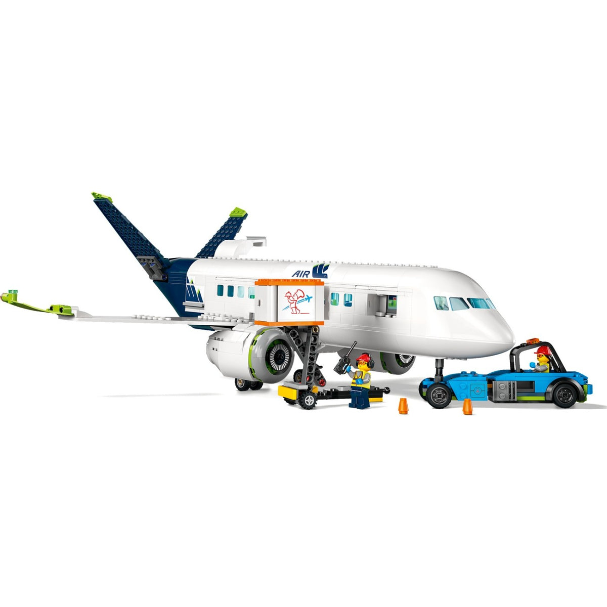 ليجو 60367 سيتي طائرة الركاب مكعبات التركيب LEGO