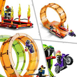 ليجو سيتي لعبه بناء الألعاب السياره البهلوانية مكعبات التركيب LEGO