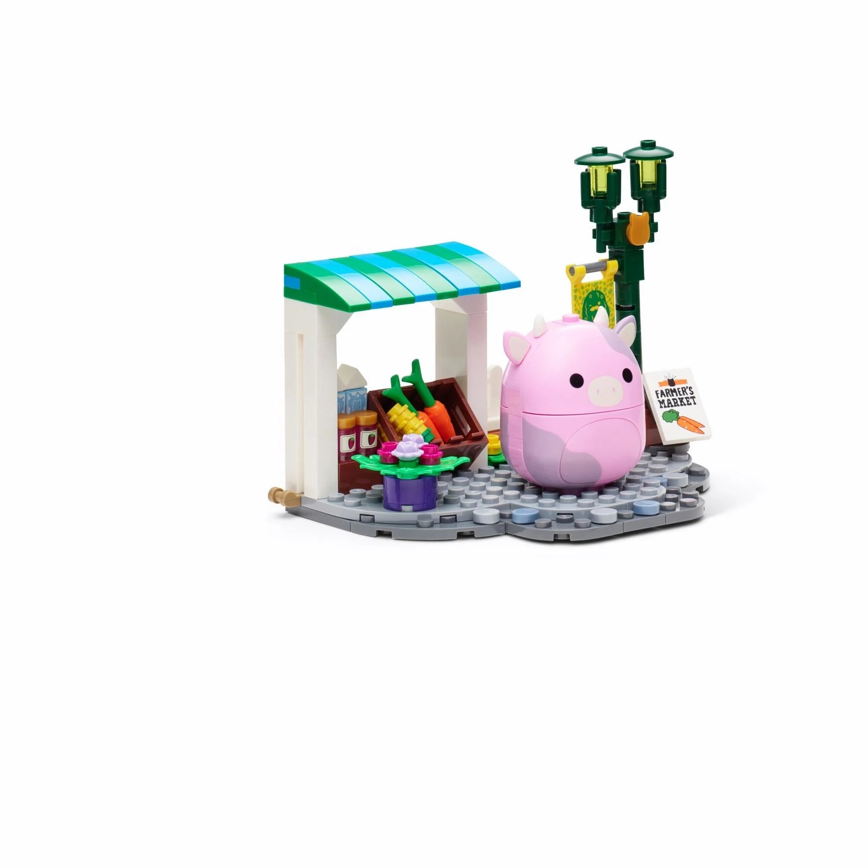 بيلدر مكعبات بناء سوق المزارعين 136 قطعه مكعبات التركيب BLDR