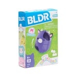 بيلدر مكعبات سكويشمالوز البقرة الأرجوانية مكعبات التركيب BLDR